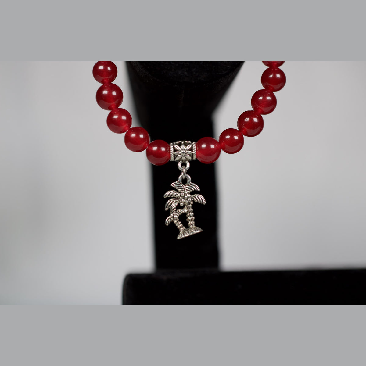 Unedited close-up of the palm tree charm