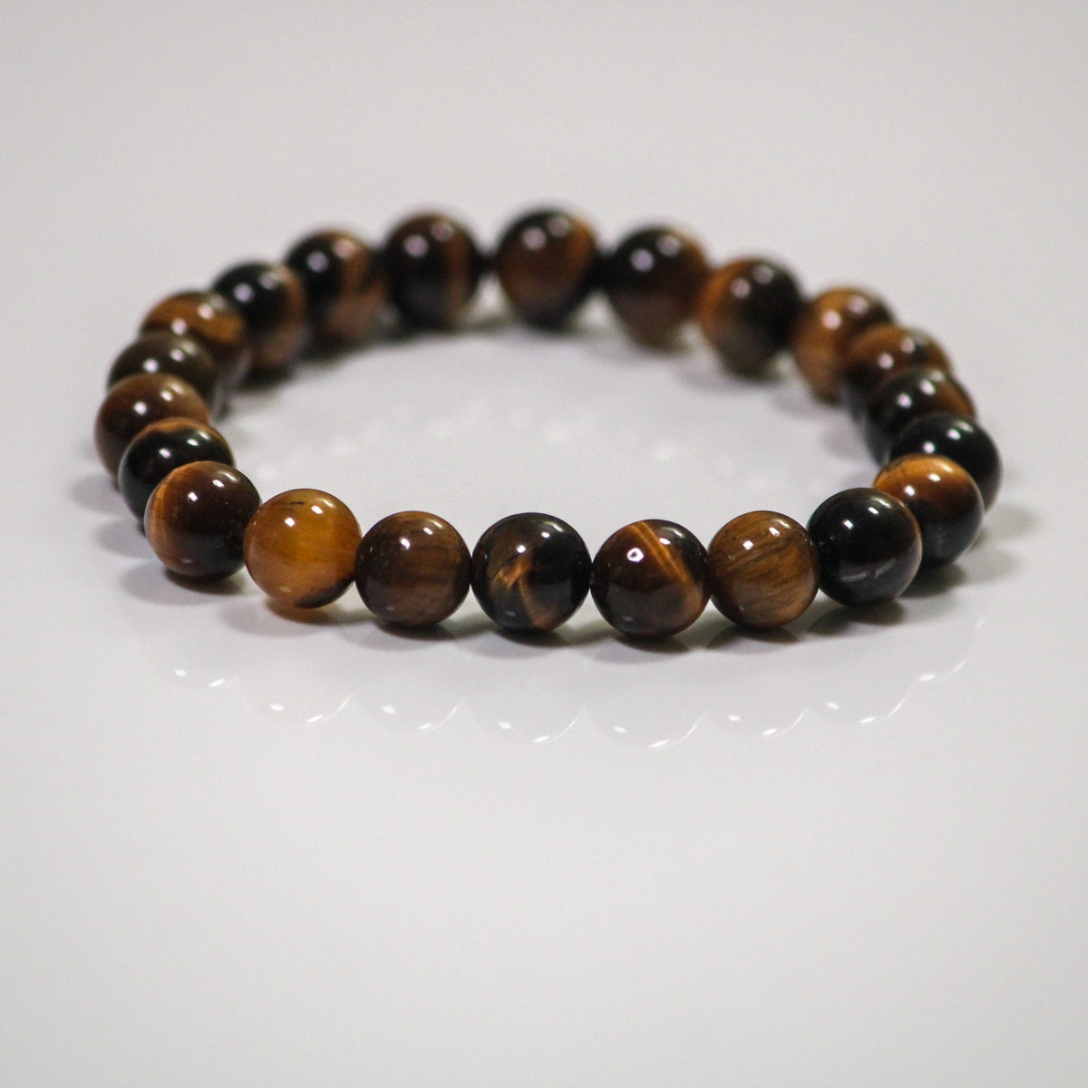 Unedited photo of the tiger eye bracelet