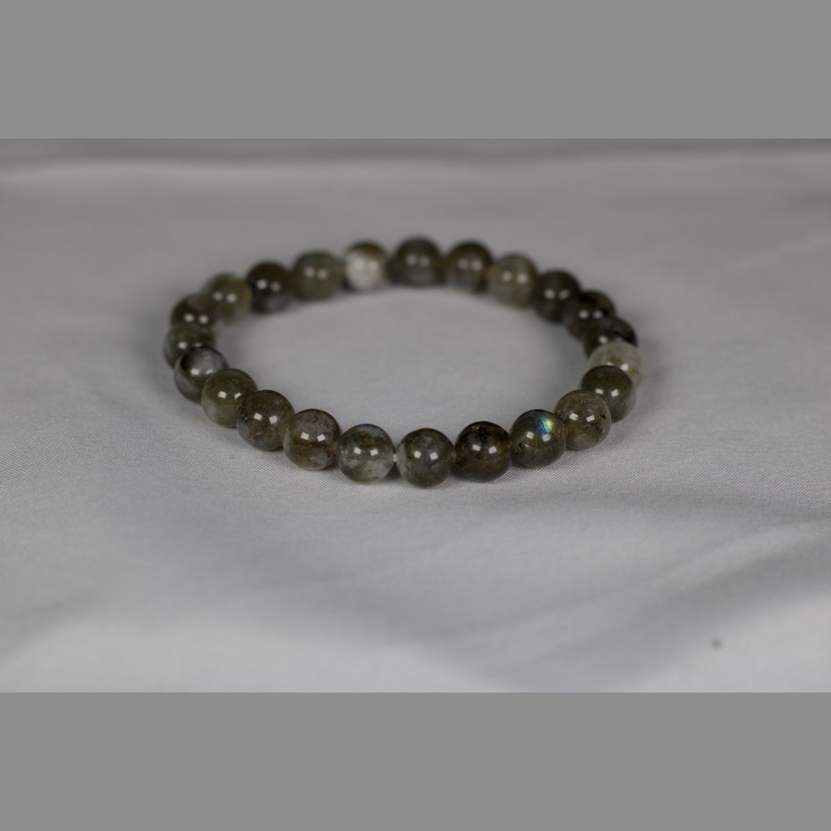 Unedited photo of the labradorite bracelet