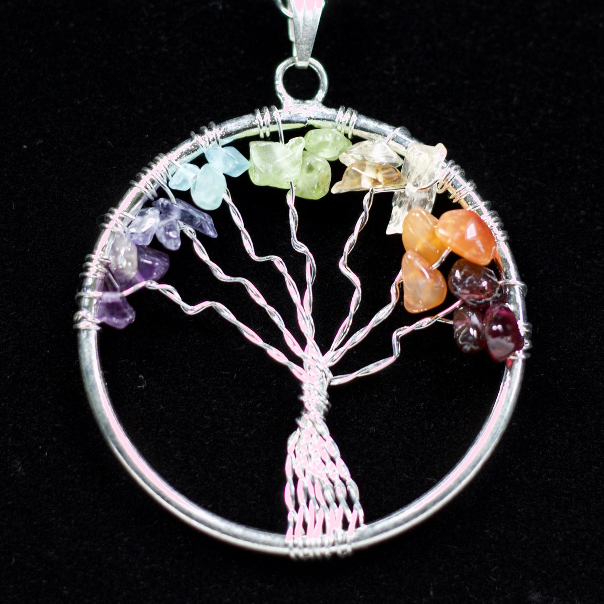 Round tree of life pendant
