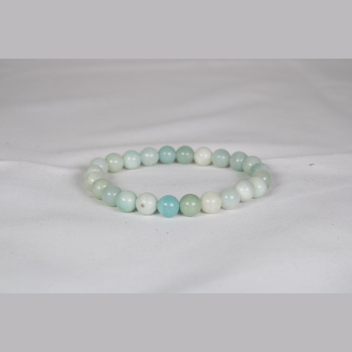 Unedited photo of the amazonite bracelet