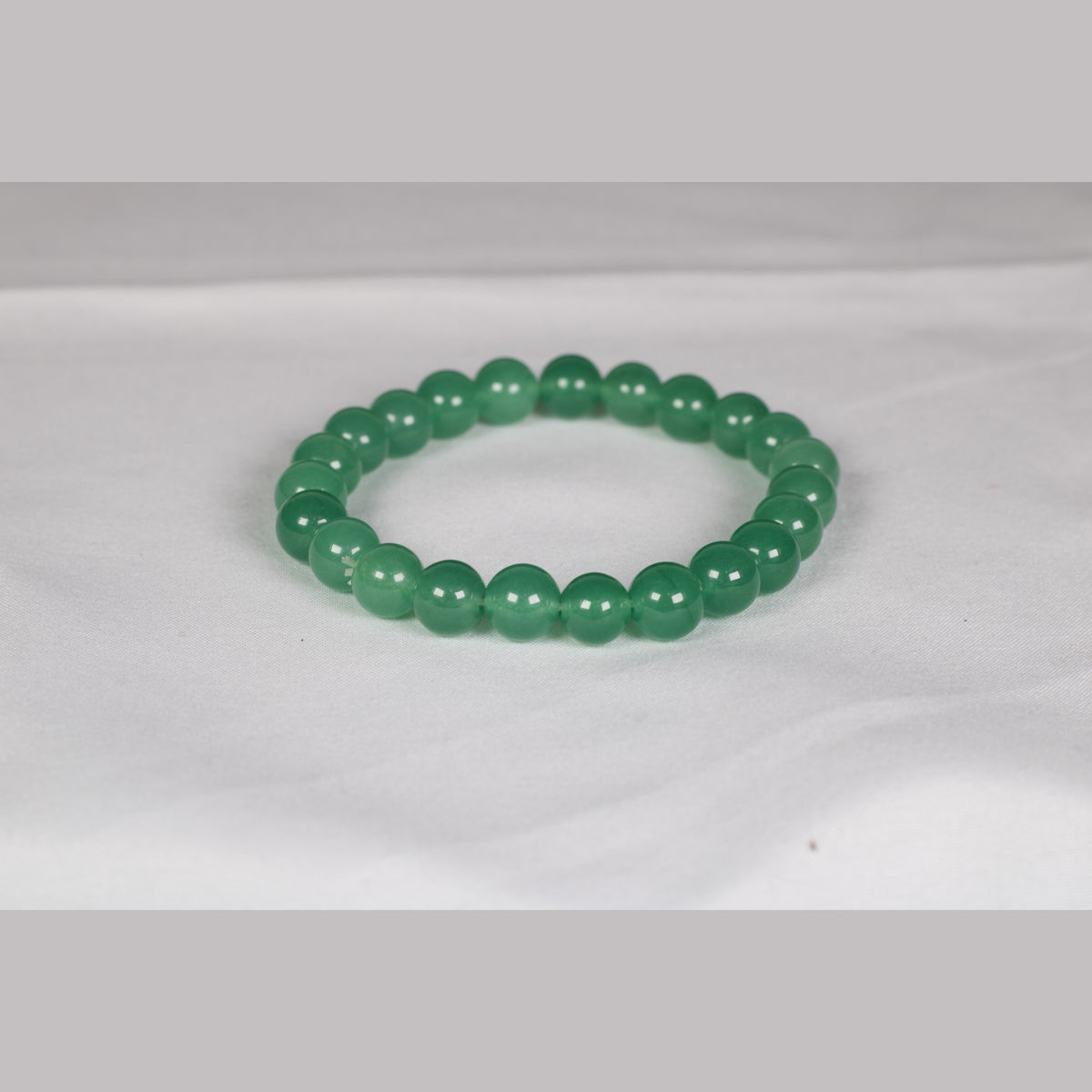 Unedited photo of the green onyx bracelet
