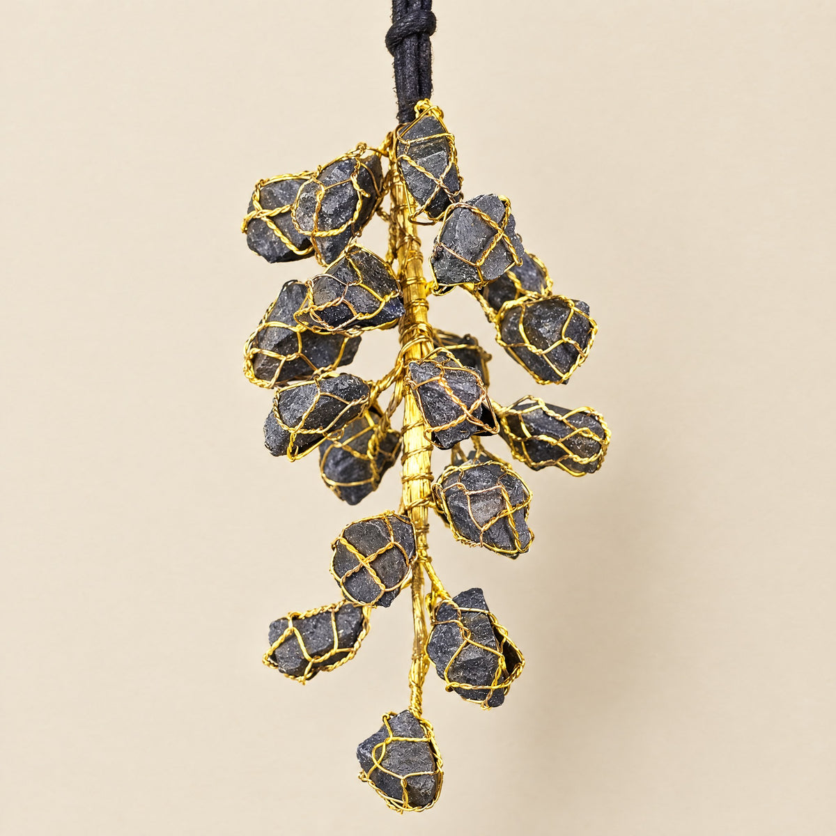 Black tourmaline hanging