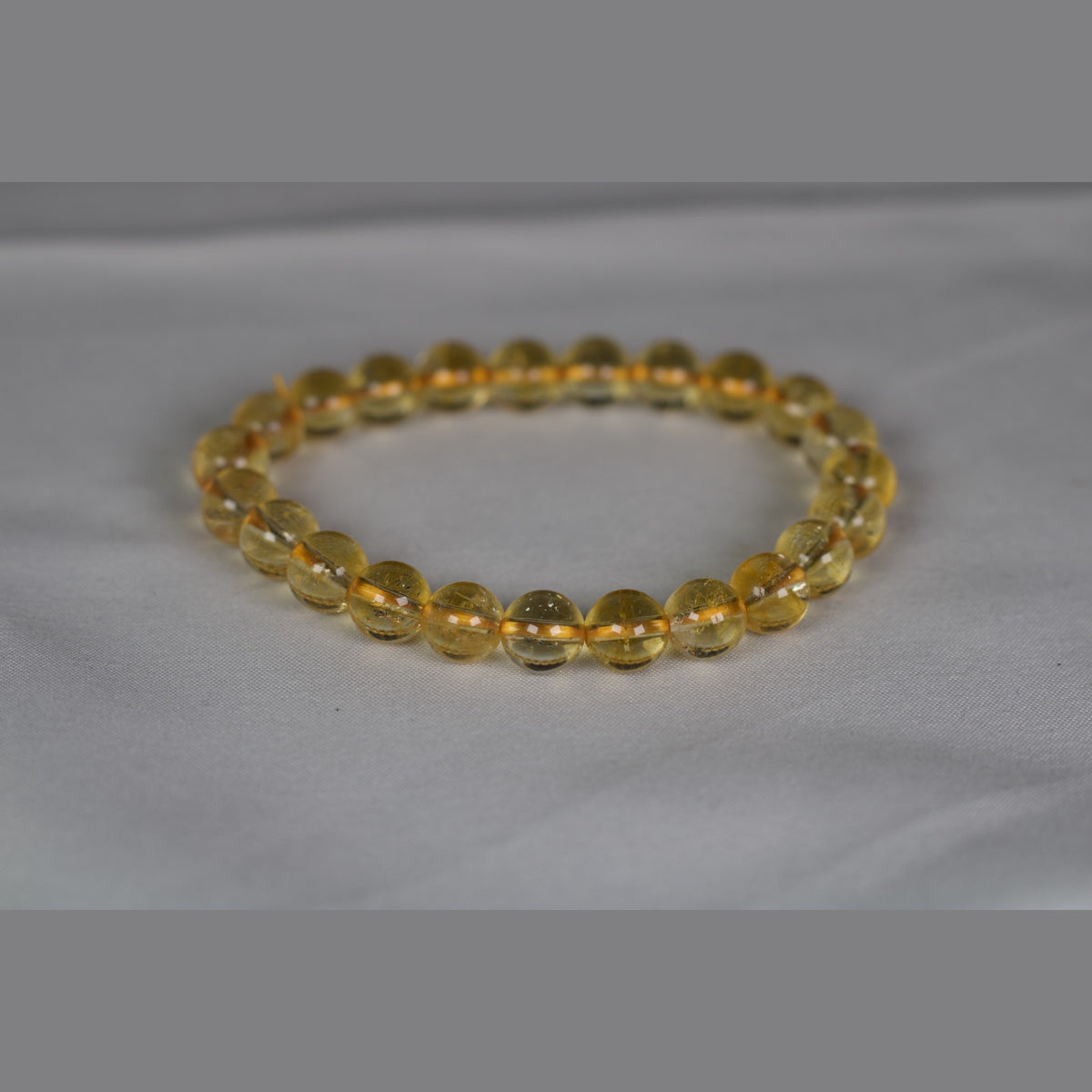 Unedited photo of the citrine bracelet