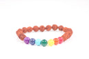 Seven Chakra and Rudraksha Bracelet