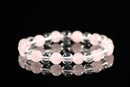 Crystal and Rose Quartz Bracelet Mix