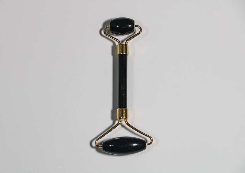 Black Tourmaline | Crystal Face Massage Roller