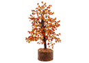 Carnelian Gemstone Tree | Golden Wire