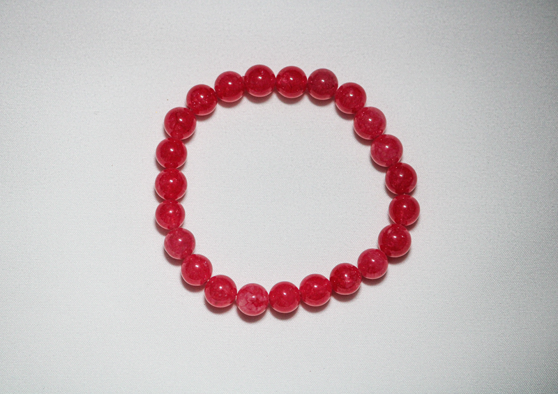 Cherry Red Onyx Bracelet