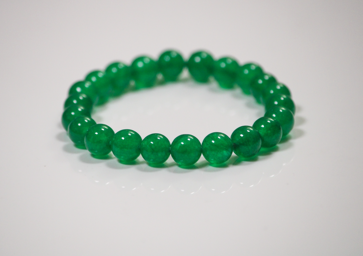 Emerald Green Jade Bracelet - image 2.0