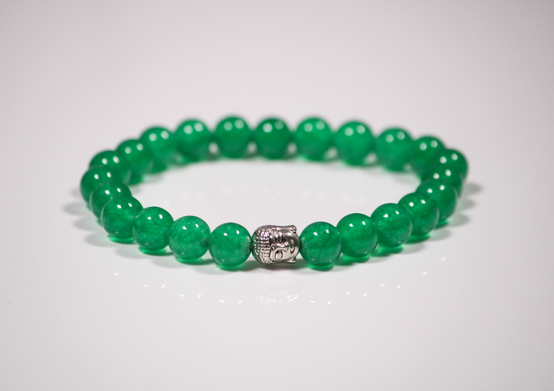 Green Jade with Buddha Bracelet