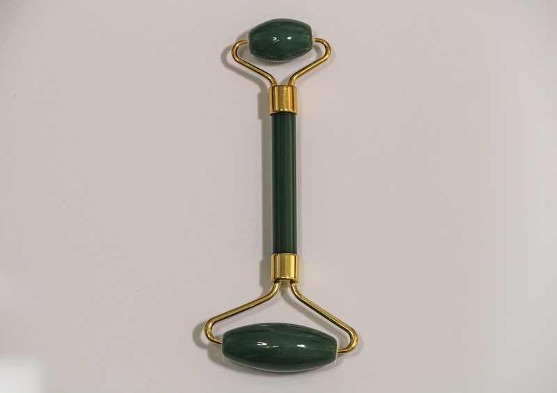 Green Jade | Crystal Face Massage Roller