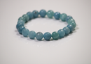 Faceted Sea Blue Onyx Bracelet