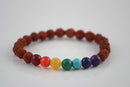 Seven Chakra and Rudraksha Bracelet