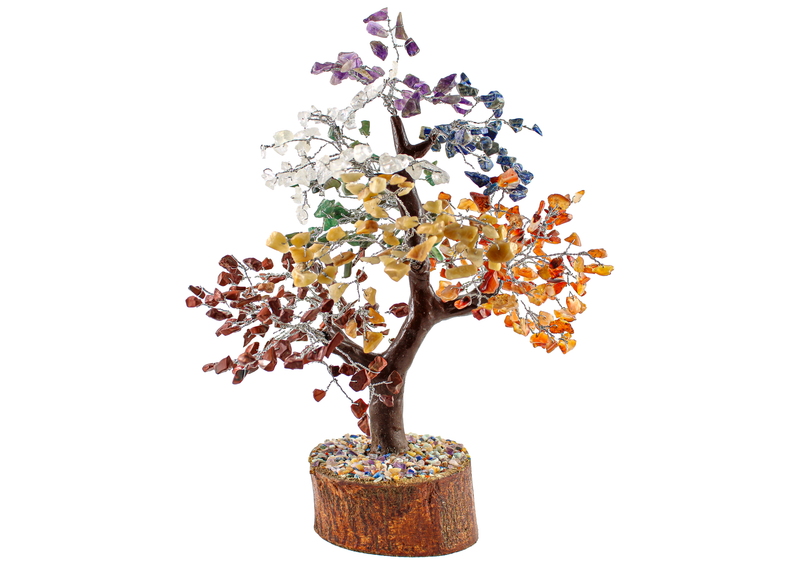 Seven Chakra Gemstone Tree | Silver Wire