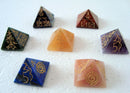 Seven Chakra Pyramid Set